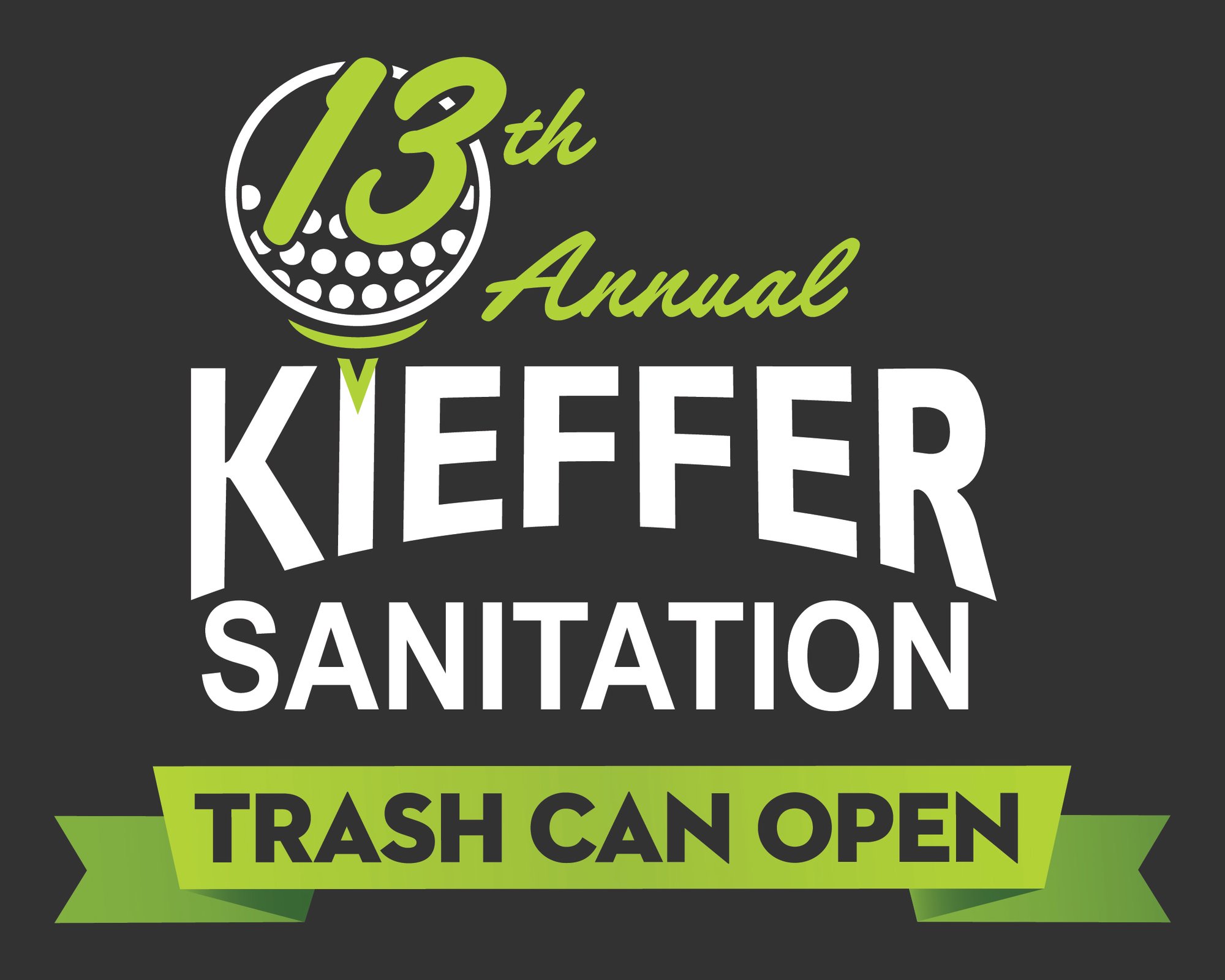 KIEFFER GOLF 13TH LOGO BLACK