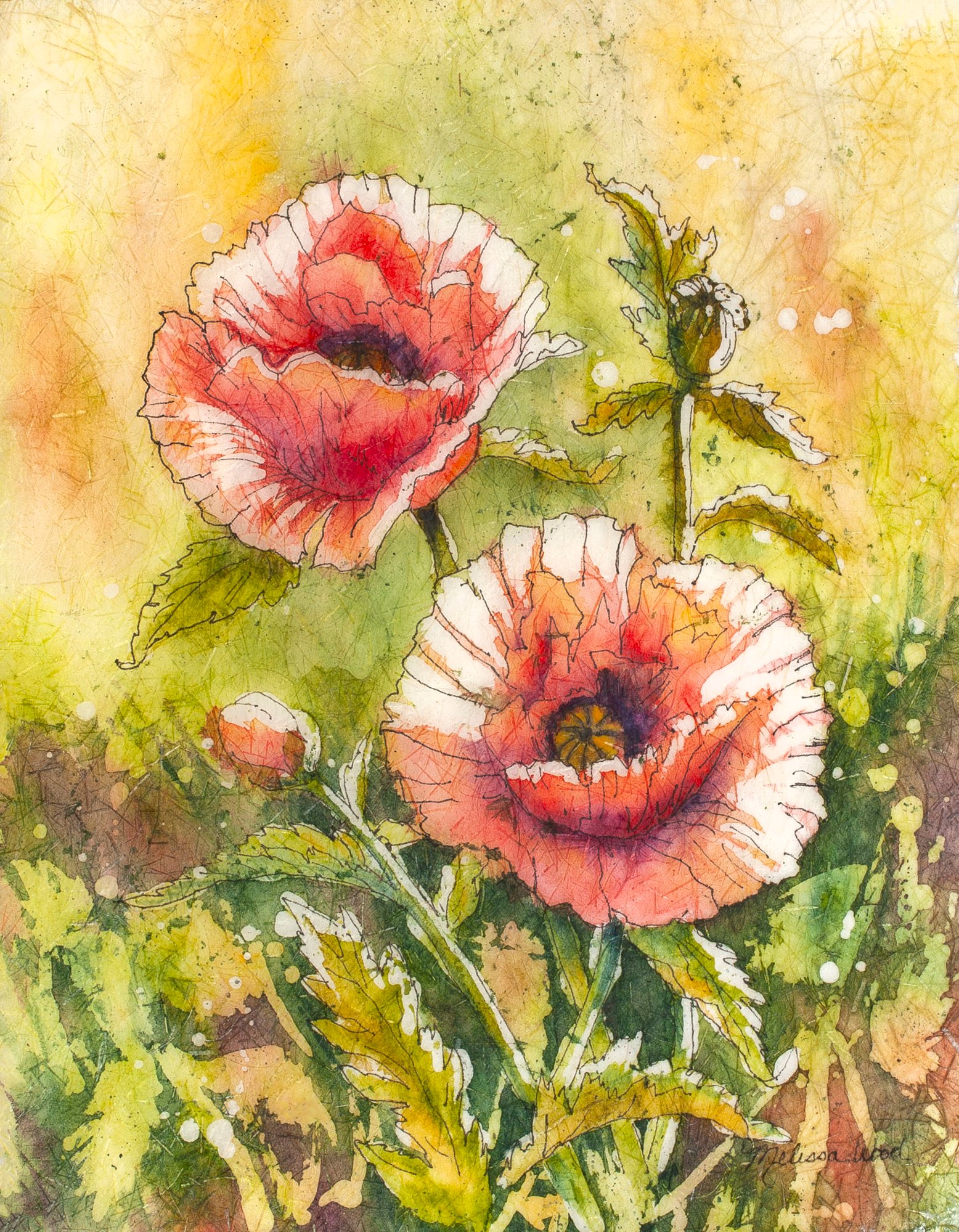 MELISSA WOOD Poppy Batik MELISSA WOOD Poppy Batik
