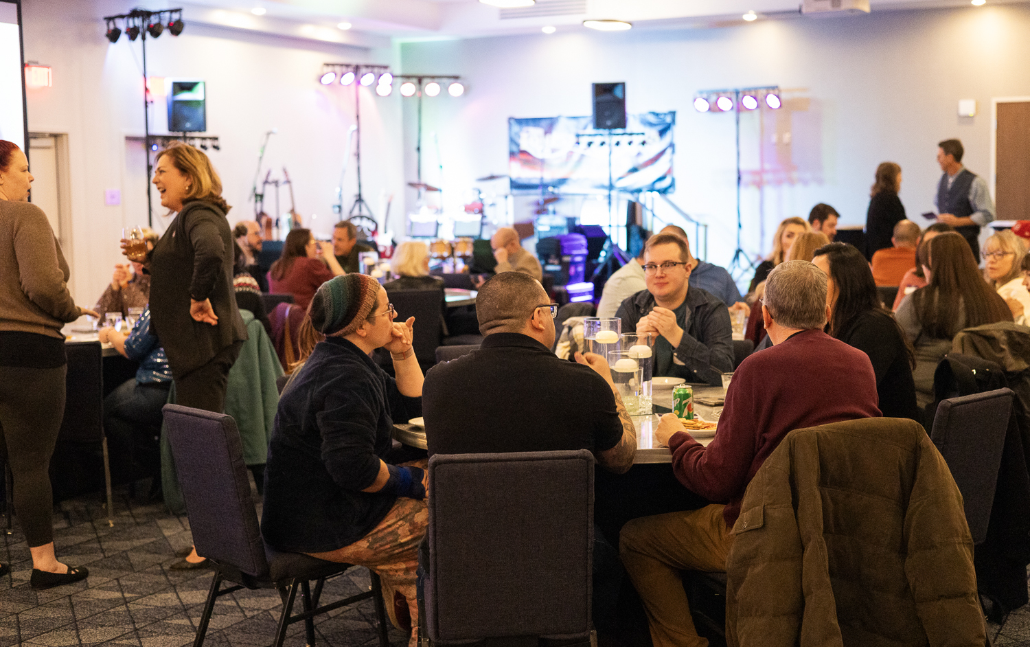 Staff from BHCH enjoy mingling at the BHCH Employee Appreciation Event.