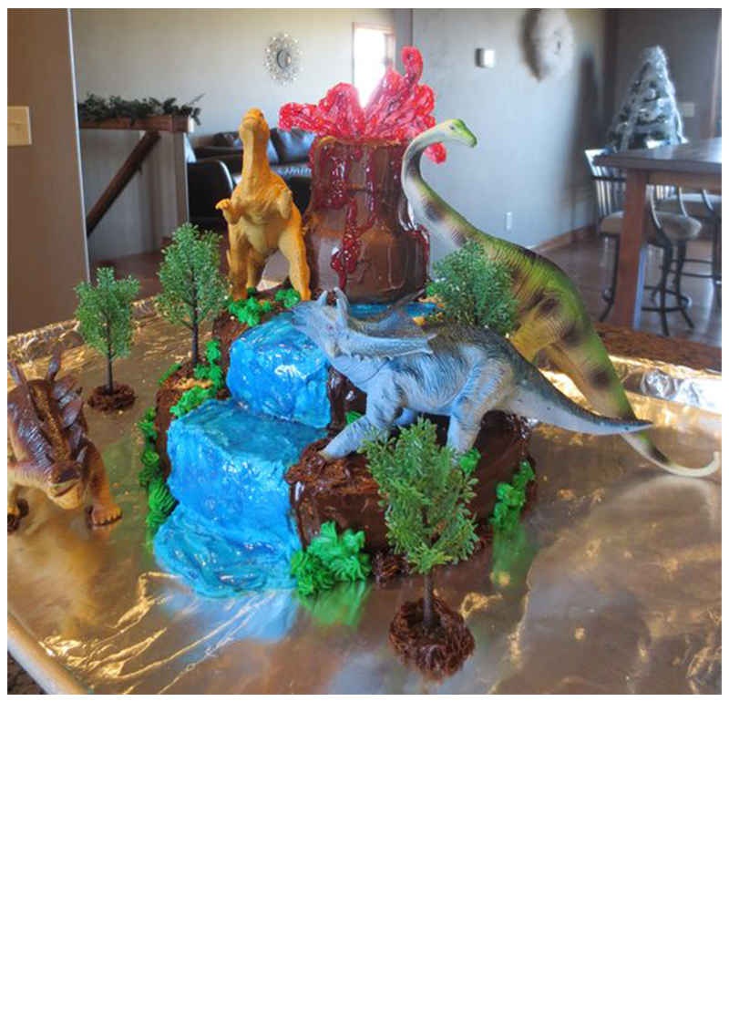 Dinosaur Birthday Cake